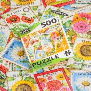 "Seed Packets" (500) Piece Lang Puzzle ~ Lovely Image!